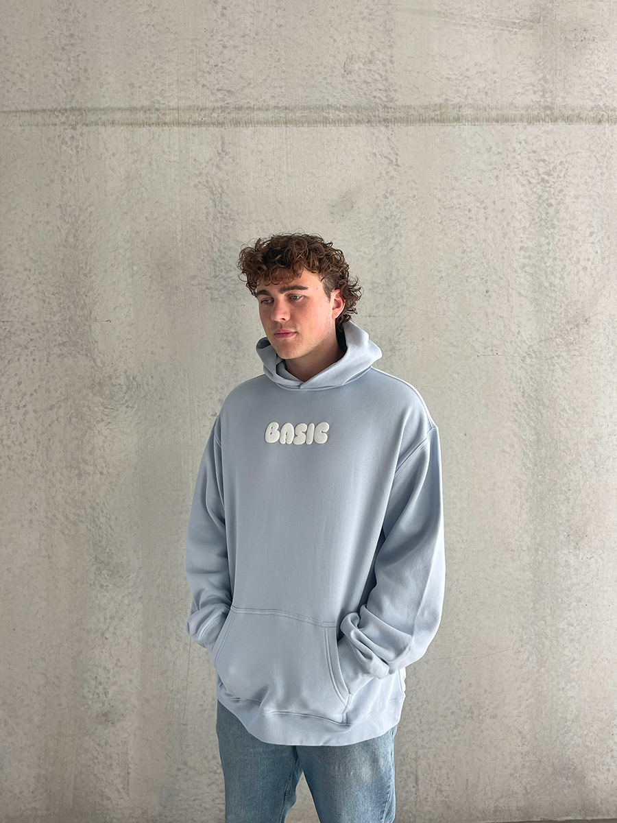 BASIC Unisex Relaxed Hoodie - Powder