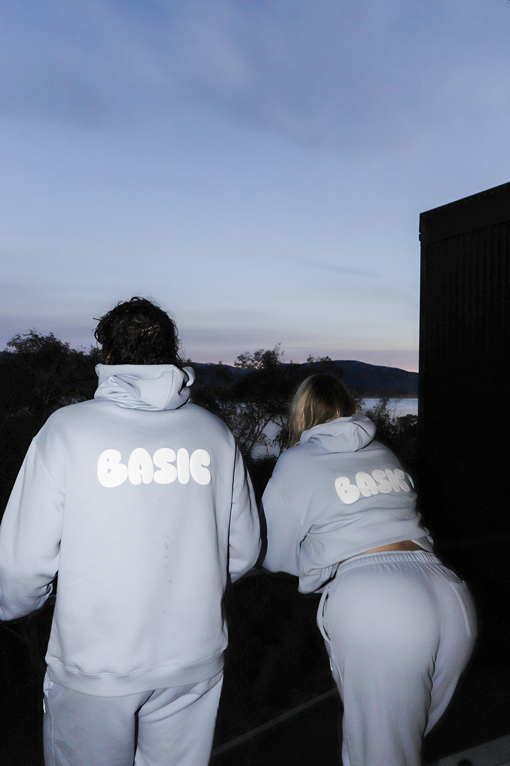 BASIC Unisex Relaxed Hoodie - Powder