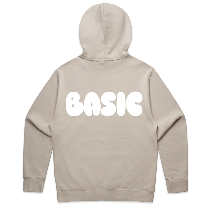 BASIC Unisex Relaxed Hoodie - Bone