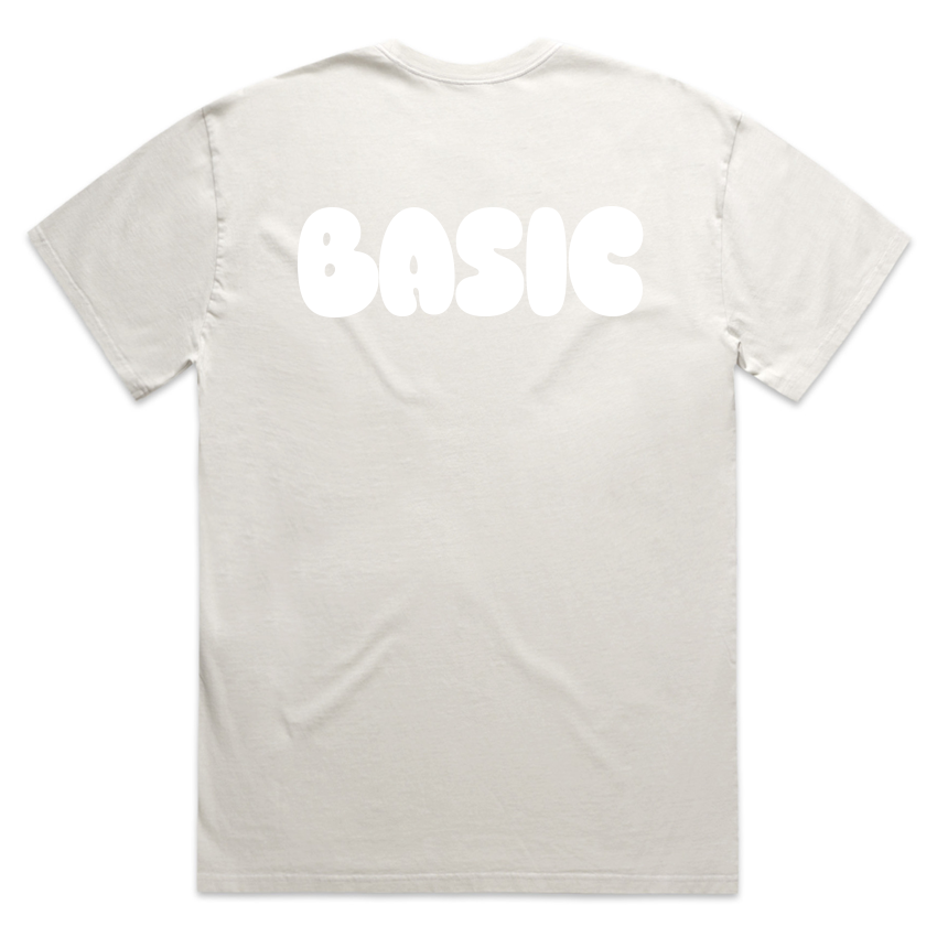 BASIC Unisex Faded T-Shirt - Faded Bone